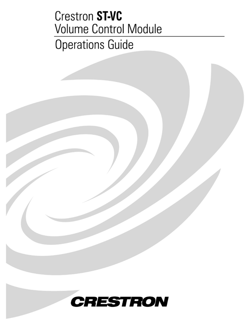 Crestron ST-VC User manual
