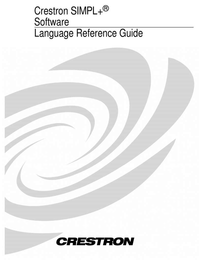 Crestron SIMPL+ reference guide Crestron SIMPL+ reference guide