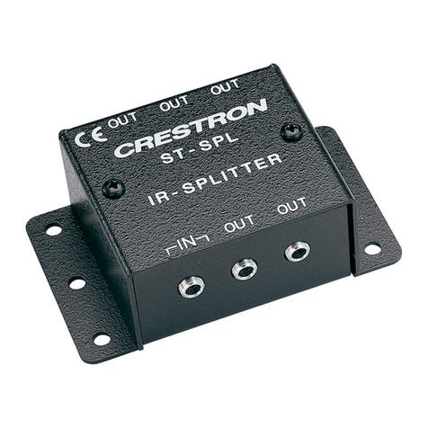 Crestron ST-SPL Operation guide