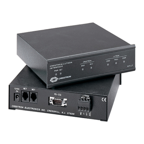 Crestron ST-LT Operation guide