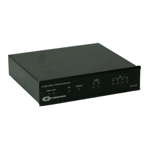 Crestron ST-CP User manual Crestron ST-CP User manual