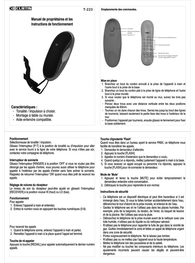 Curtis T-223 Manual