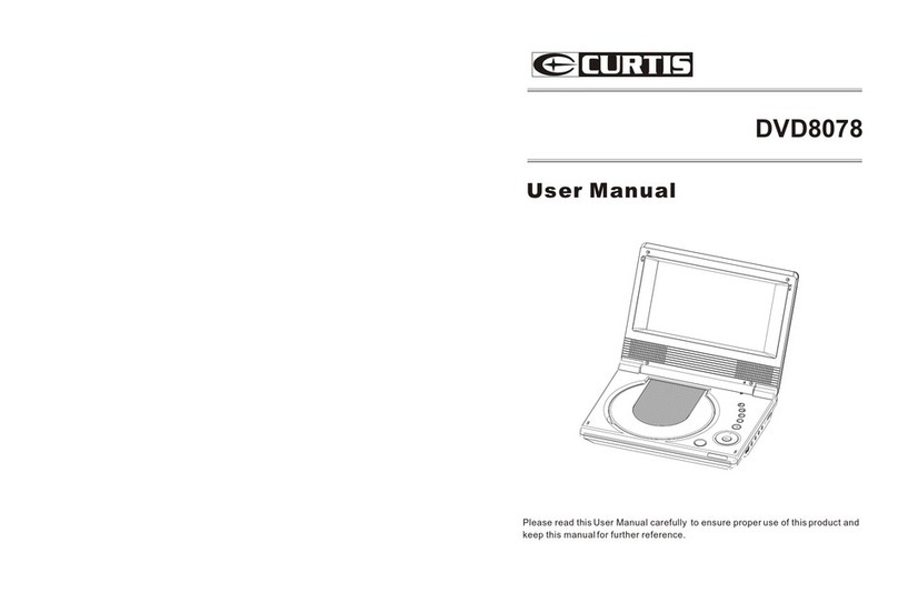 Curtis DVD8078 User manual