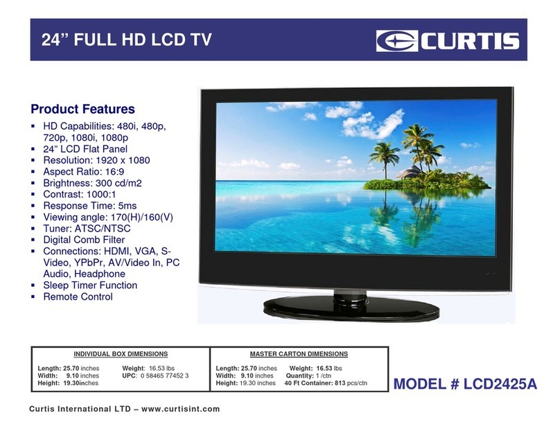 Curtis LCD2425A User manual