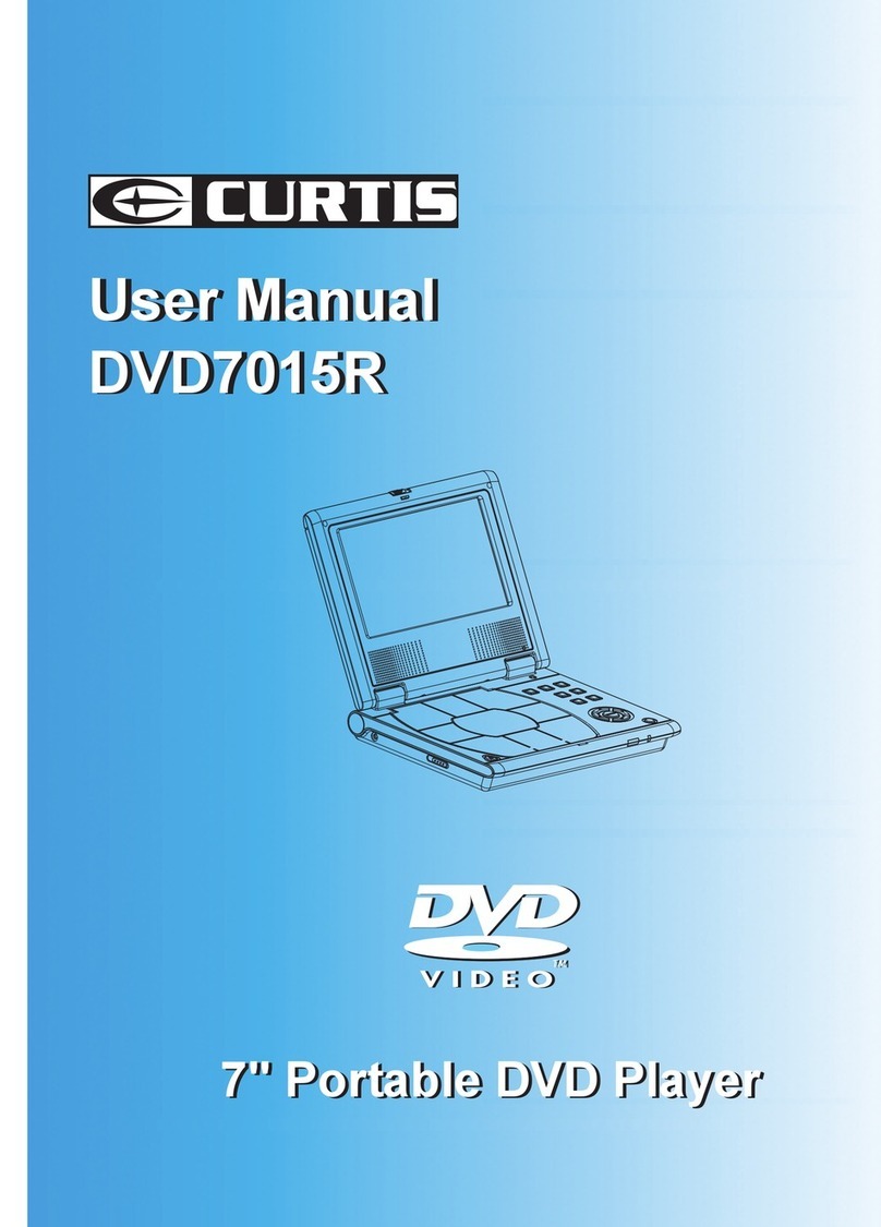 Curtis DVD7015R User manual