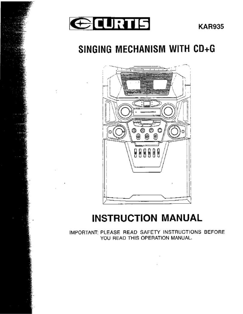 Curtis KAR935 instruction manual