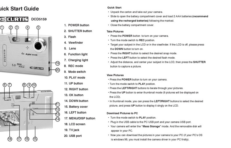 Curtis DCD5159 User manual