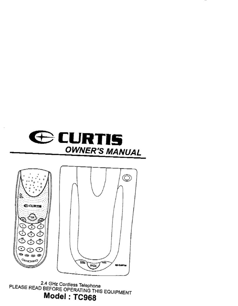 Curtis TC968 User manual