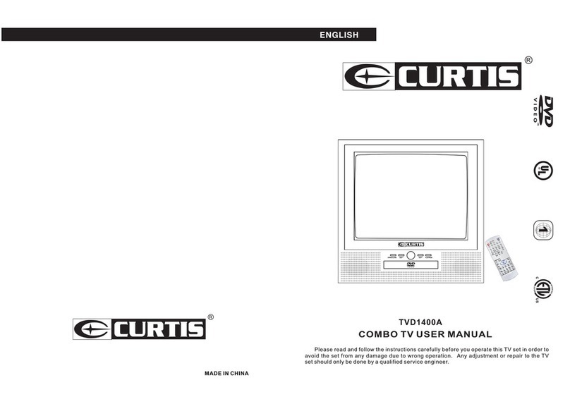Curtis TVD1400A User manual Curtis TVD1400A User manual