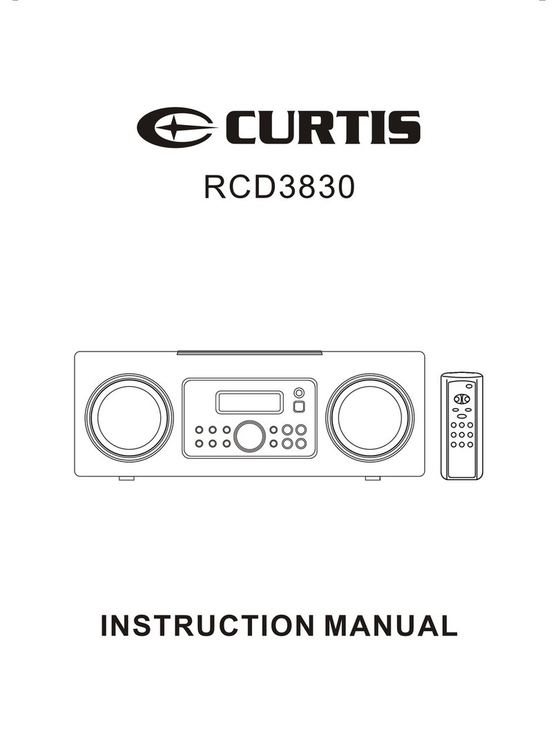Curtis RCD3830 User manual
