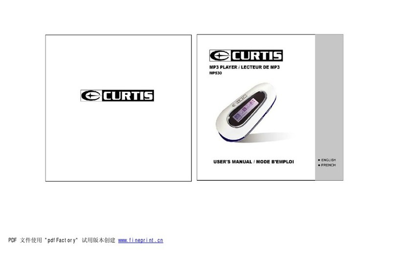 Curtis MP530 user manual