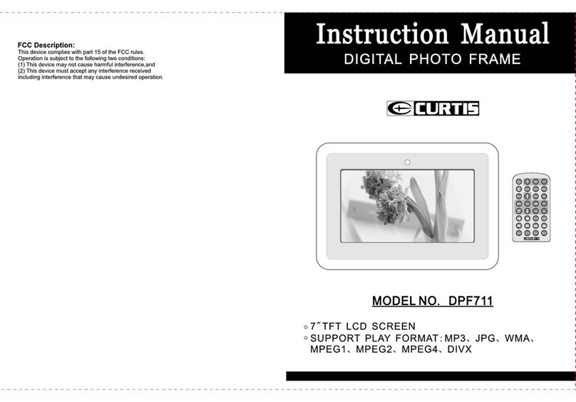 Curtis DPF711 User manual