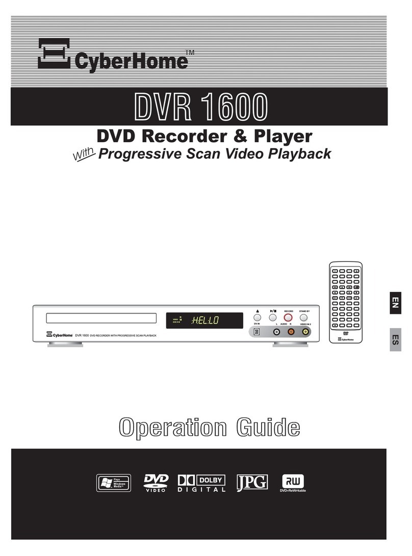 CyberHome CH-DVR 1600MU User manual