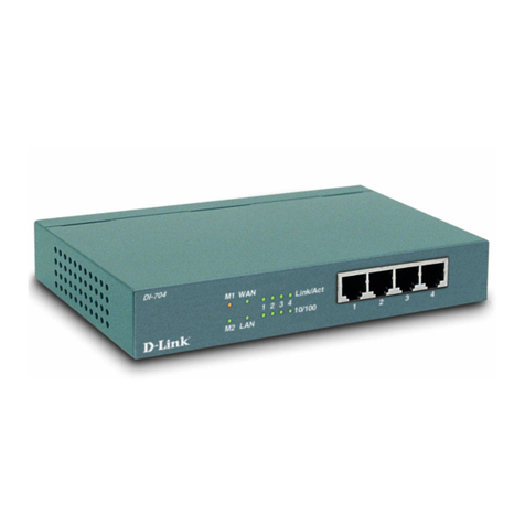 D-Link DI-704 User manual D-Link DI-704 User manual