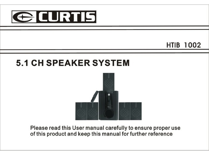 Curtis HTIB1002 user manual