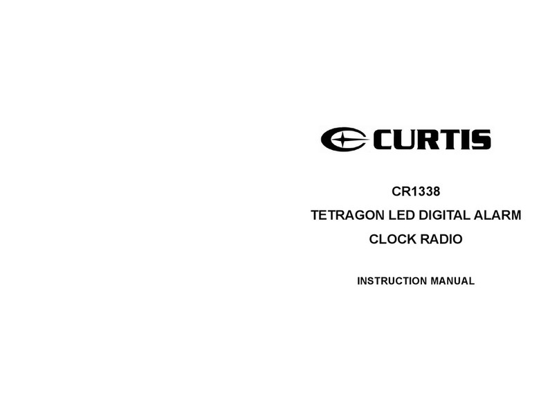 Curtis CR1338 User manual