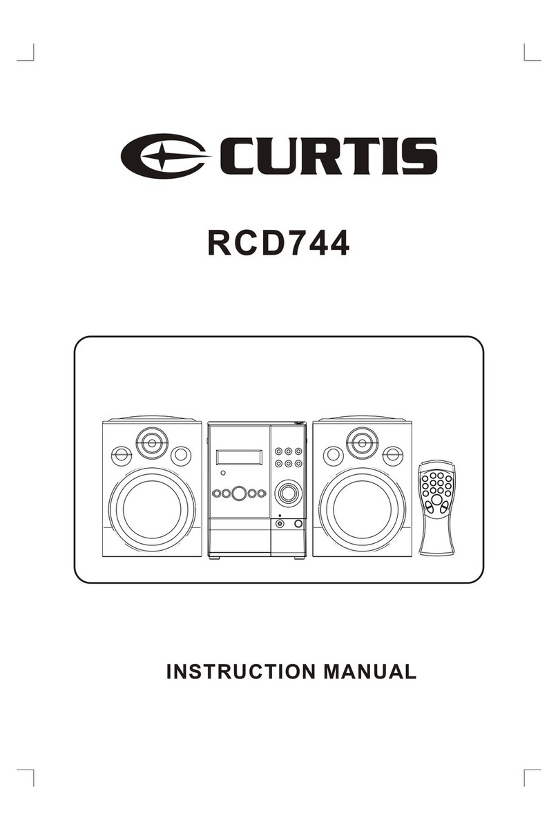 Curtis RCD744 instruction manual