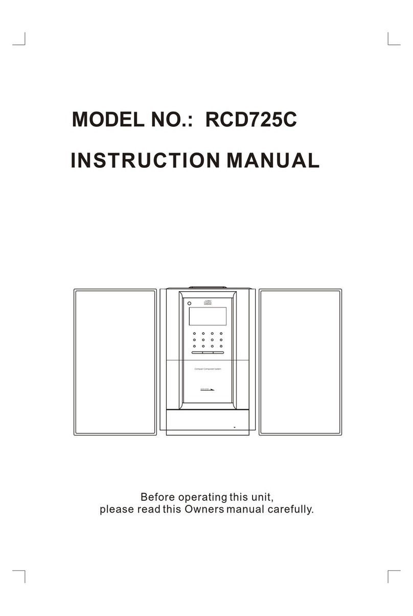 Curtis RCD725C User manual