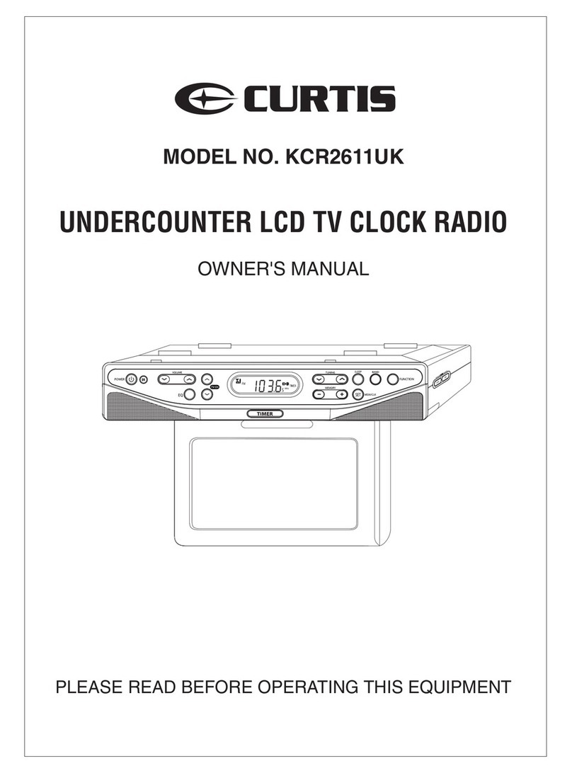 Curtis KCR2611UK User manual Curtis KCR2611UK User manual