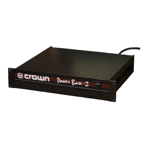 Crown Power Base-2 Schematic diagram