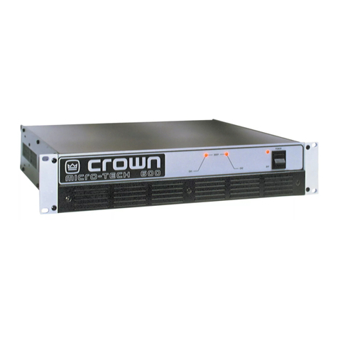 Crown Micro-Tech MT-600 User manual