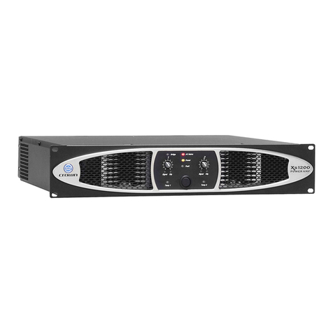 Crown XS1200 User manual