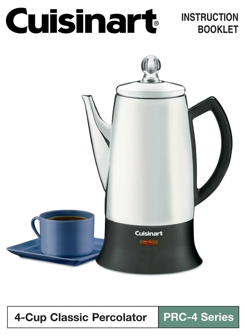 Cuisinart PRC-4 Series Instruction booklet