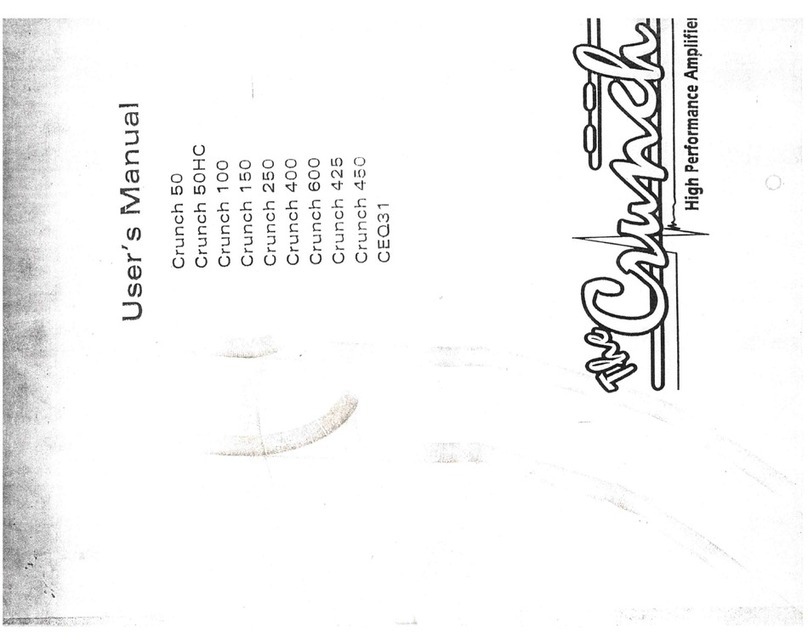 Crunch CR600.4 User manual
