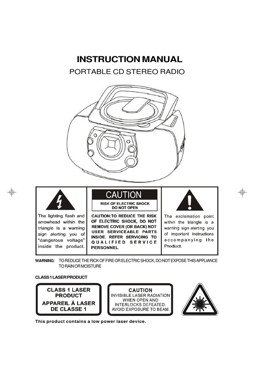 Curtis RCD157 User manual