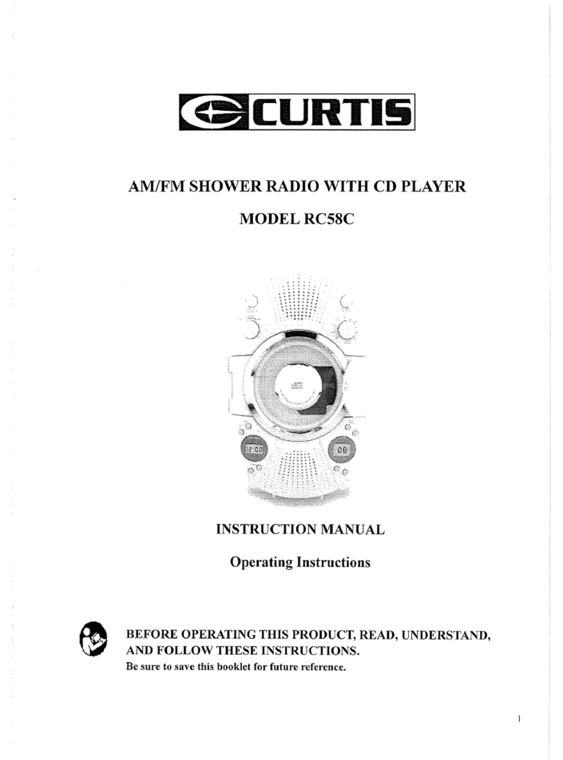 Curtis RC58C instruction manual