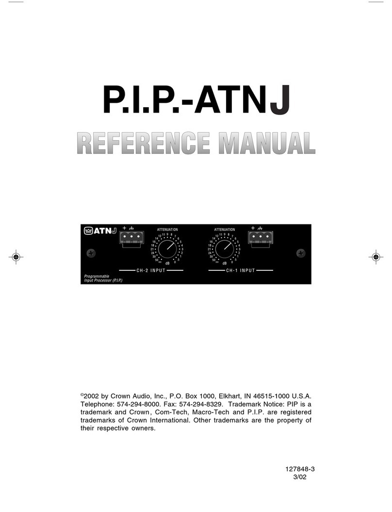 Crown PIP-ATNJ reference guide