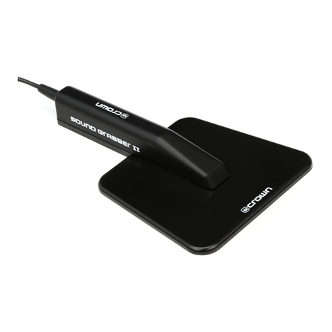 Crown Sound Grabber II quick reference