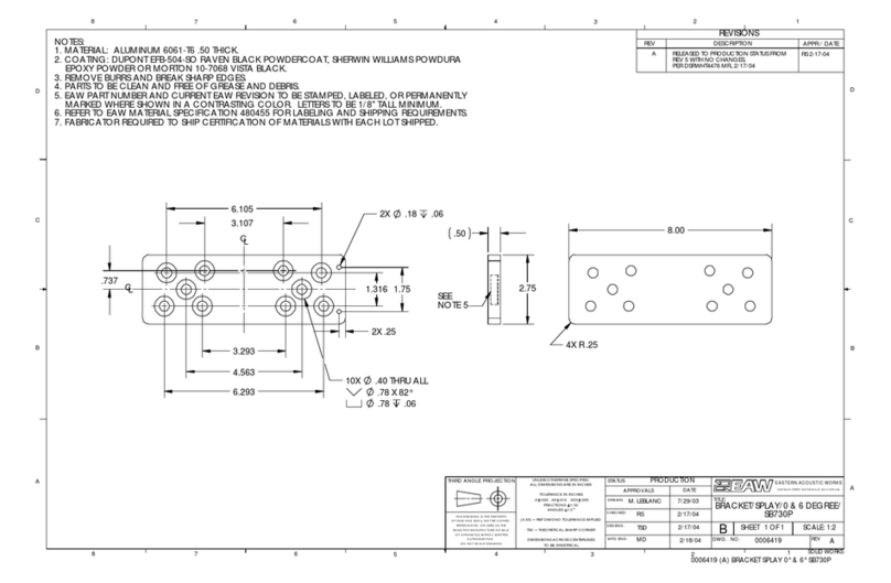 EAW SB730P Manual