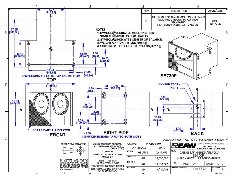 EAW SB730P User guide