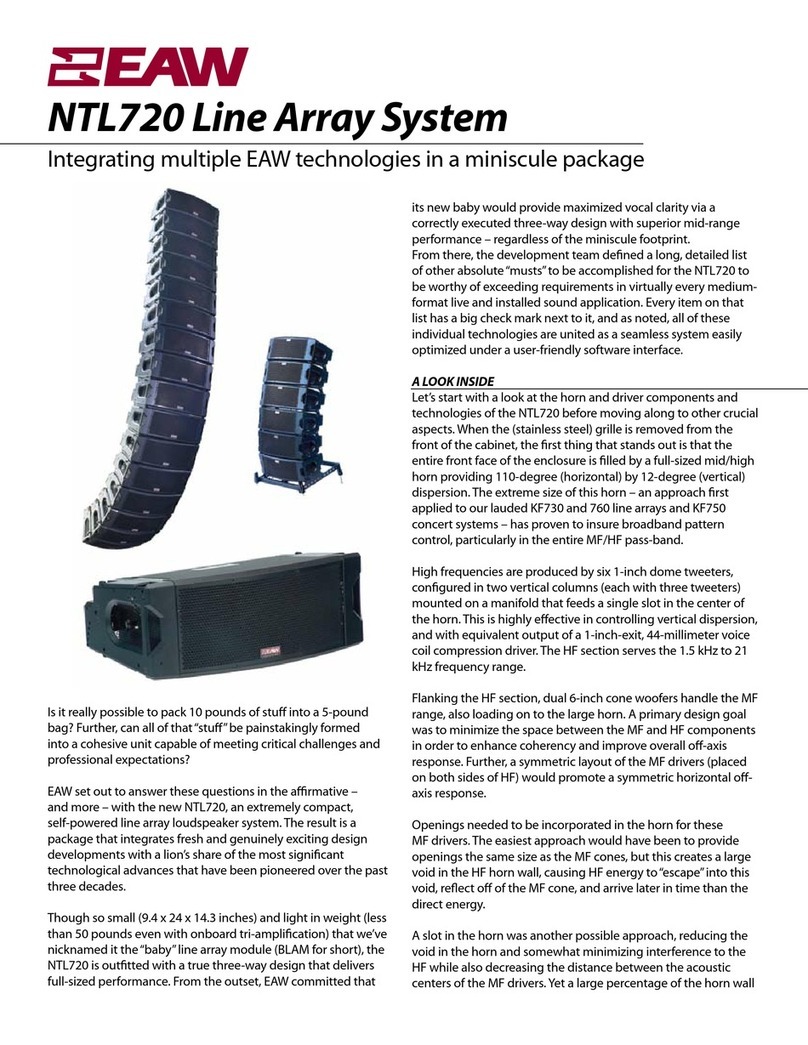 EAW NTL720 User manual