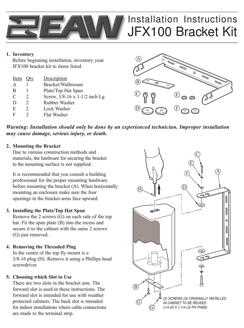 EAW JFX100i installation instructions