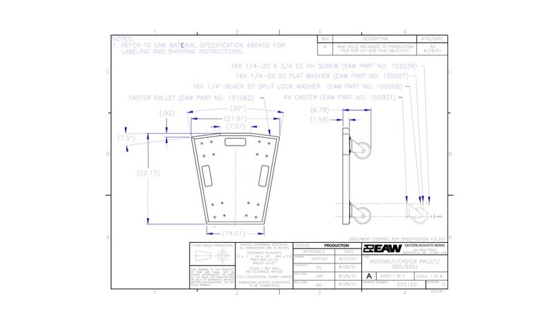 EAW KF650z Dimensions