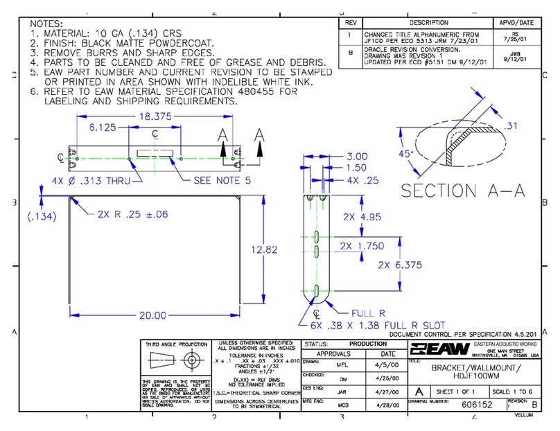 EAW JFX100i Specifications