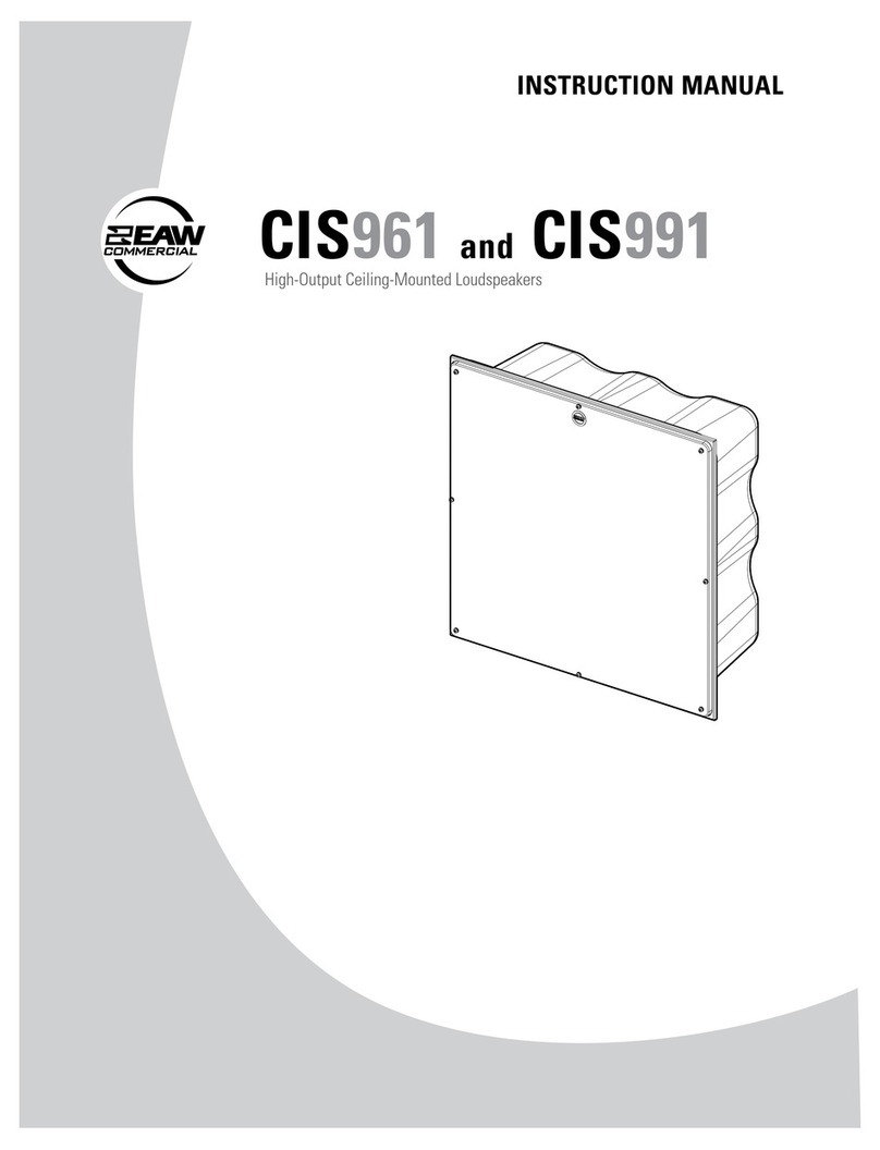 EAW CIS961 User manual