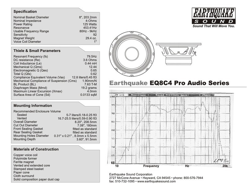 EarthQuake EQ8C4 User manual
