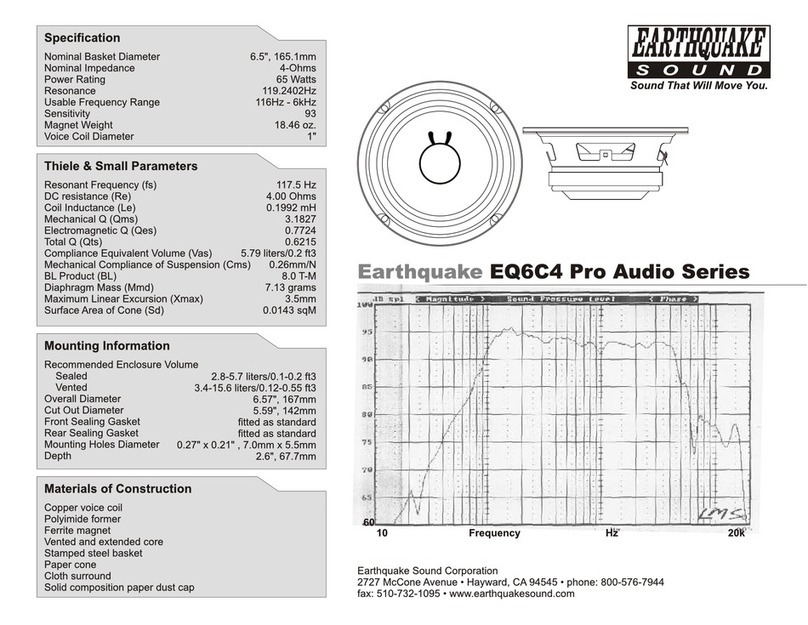 EarthQuake EQ6C4 User manual