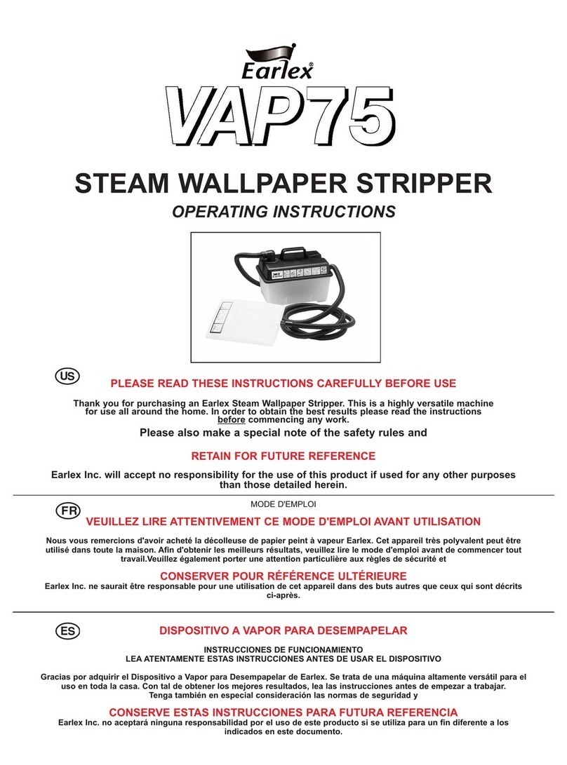 Earlex VAP75 User manual