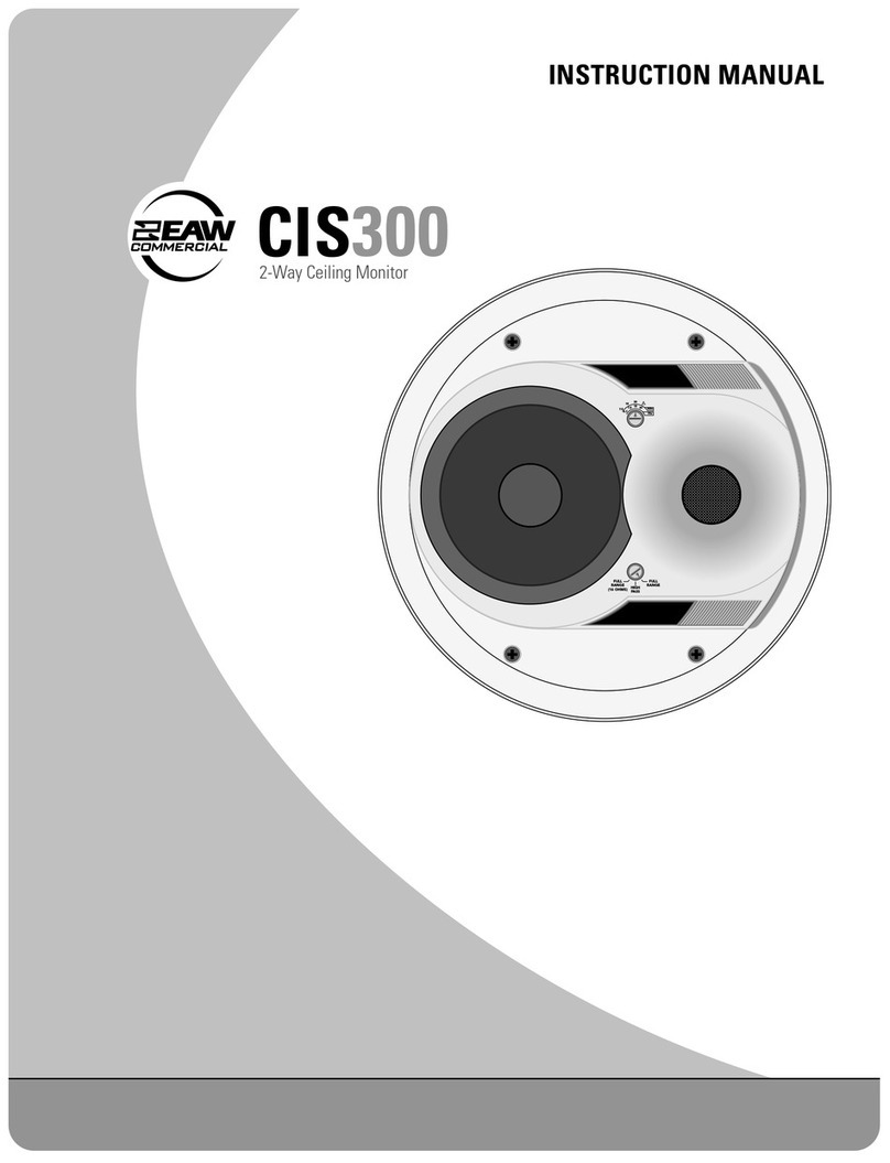 EAW CIS300 User manual