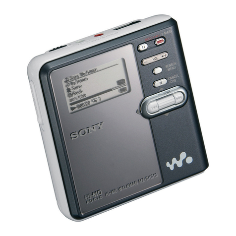 Sony Hi-MD Walkman MZ-RH910 User manual