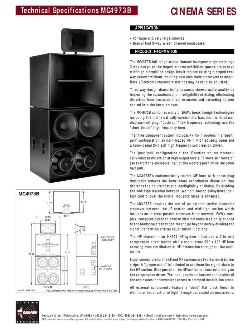 EAW MC4973B User manual