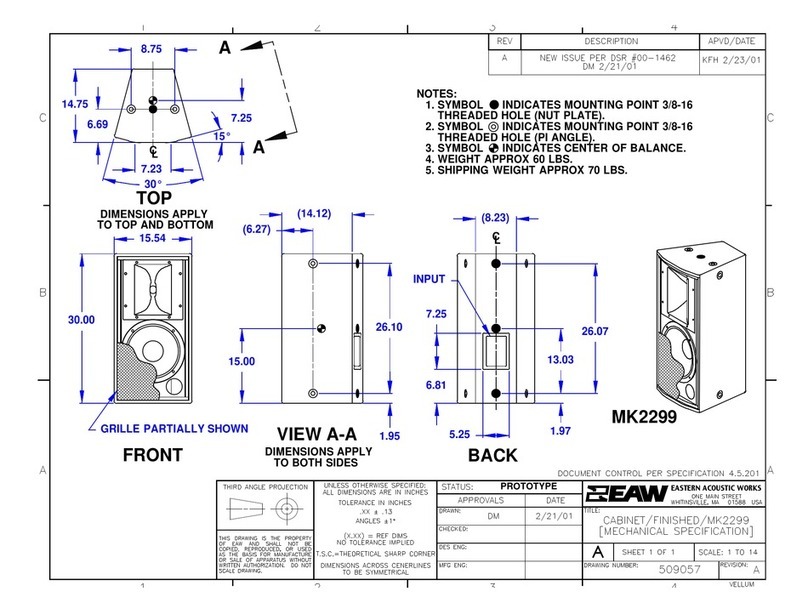 EAW MK2299 User guide