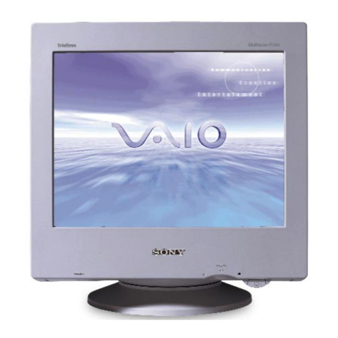 Sony FD Trinitron Multiscan CPD-E200/L User manual