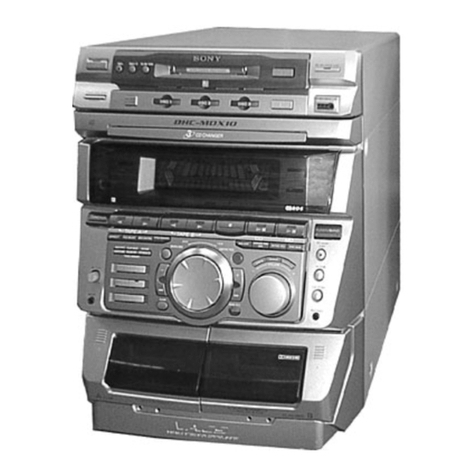 Sony DHC-MDX10 Operating Instructions  (primary... operating instructions