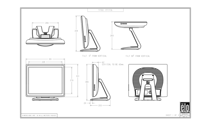 Elo TouchSystems 1715L User guide