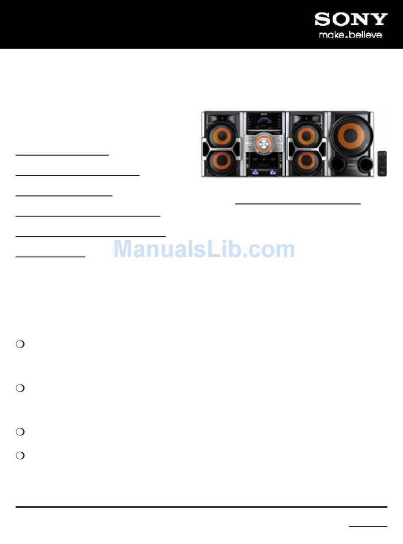 Sony LBT-GTZ4i - CD Changer Mini Shelf System User manual